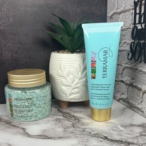 Terramar Exfoliant & Scrub Set - Blue and Gold